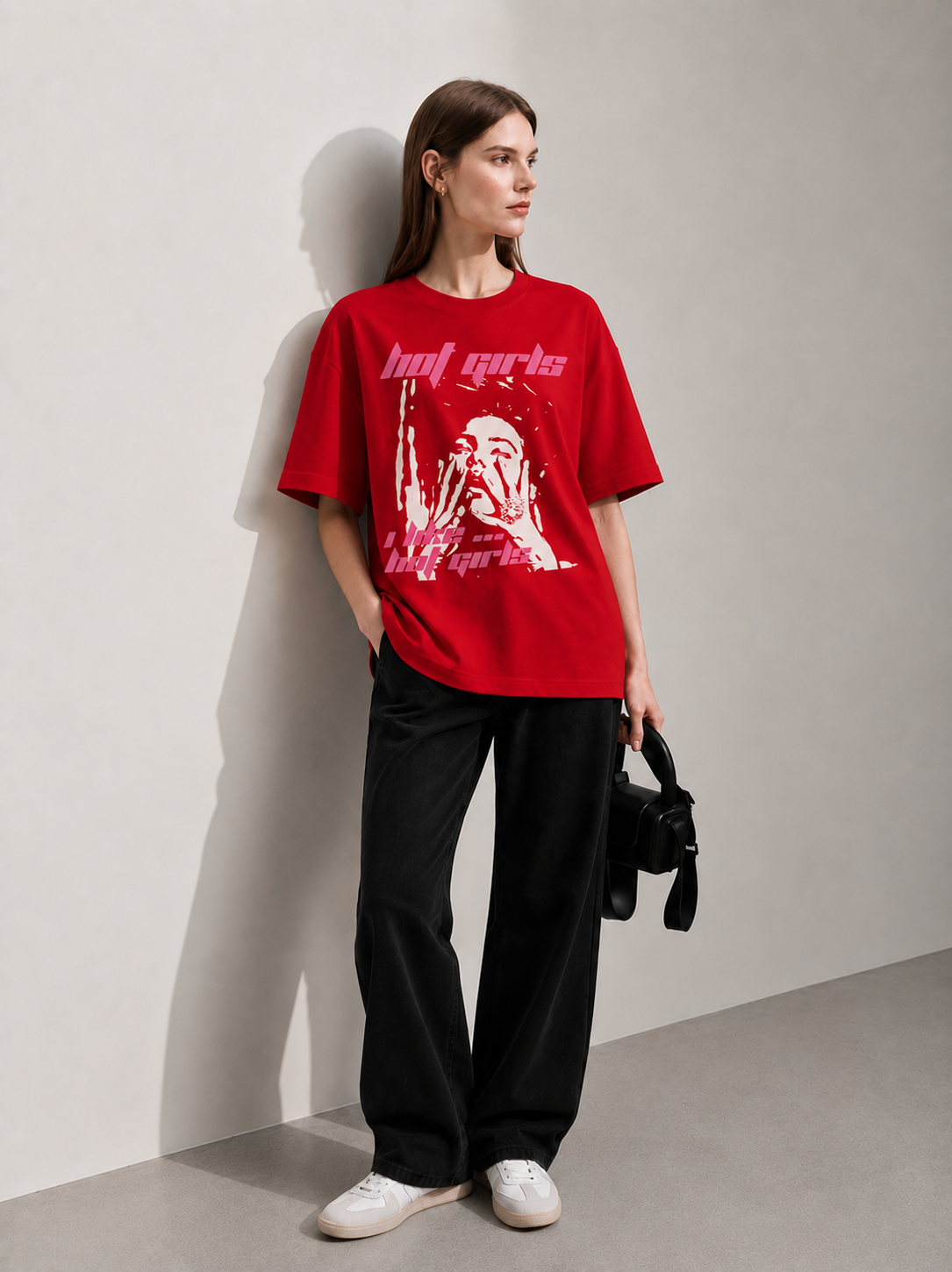 Hot Girls Era Women Tee Red