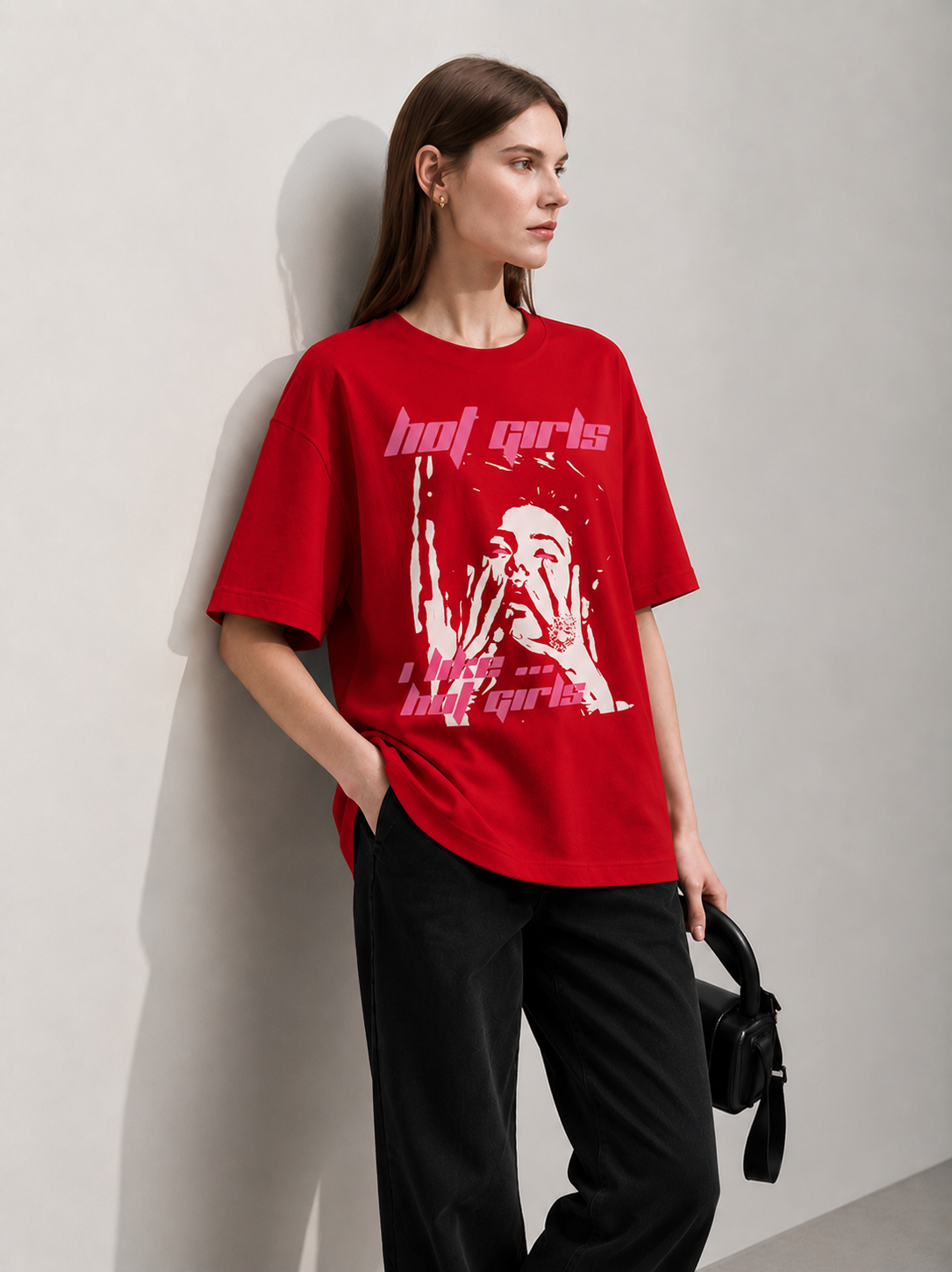 Hot Girls Era Women Tee Red