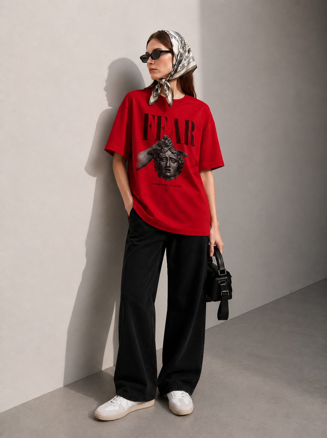 Fear Women Tee Red