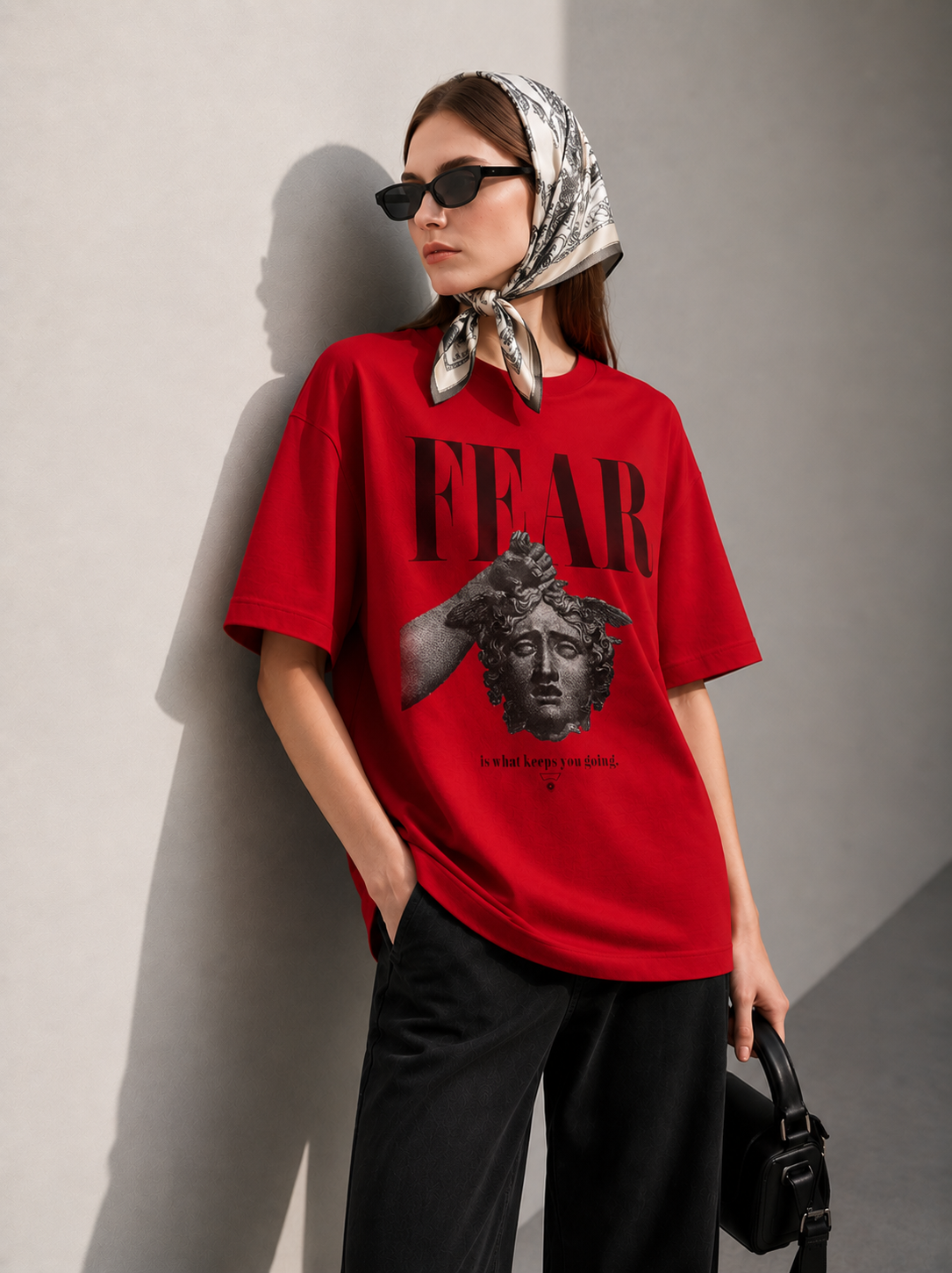 Fear Women Tee Red