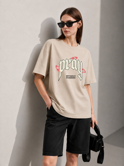Prey Women Tee Beige
