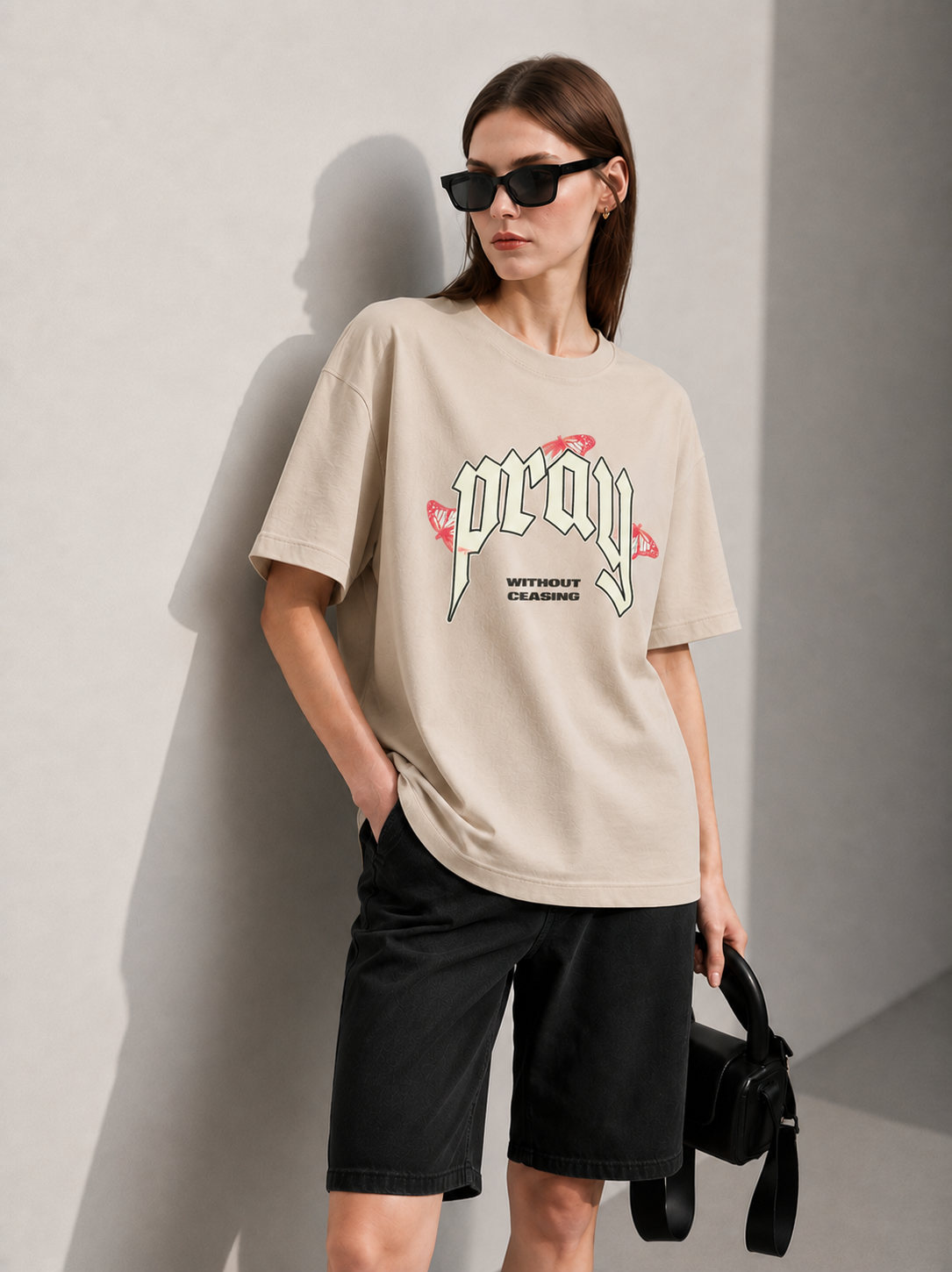 Prey Women Tee Beige