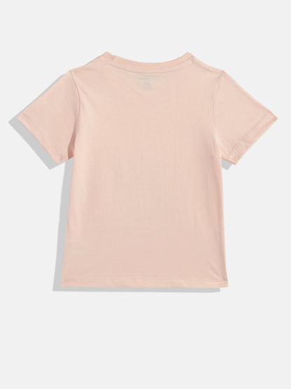 Coolbee Store Kids Girls T-Shirt - Peach (CSKT206) – back view