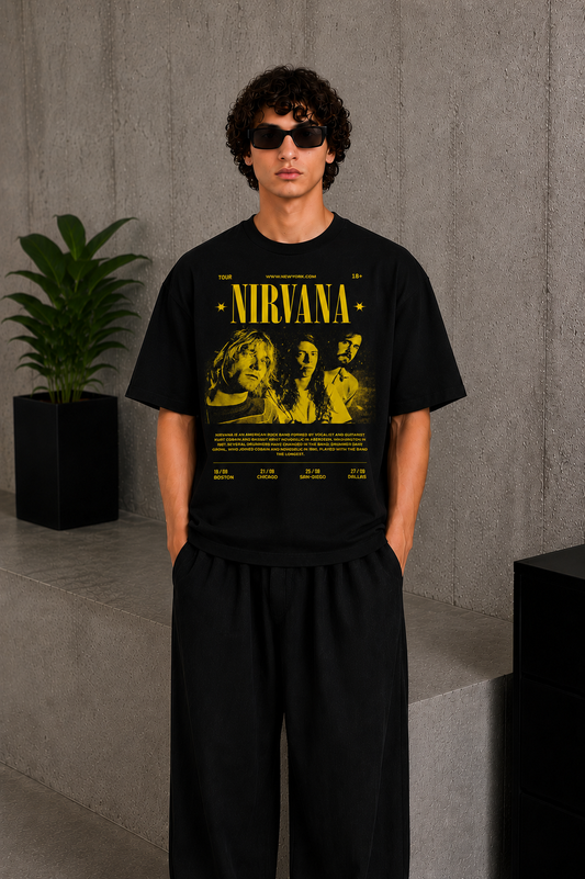 Nirvana Tee Black