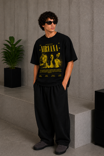 Nirvana Tee Black