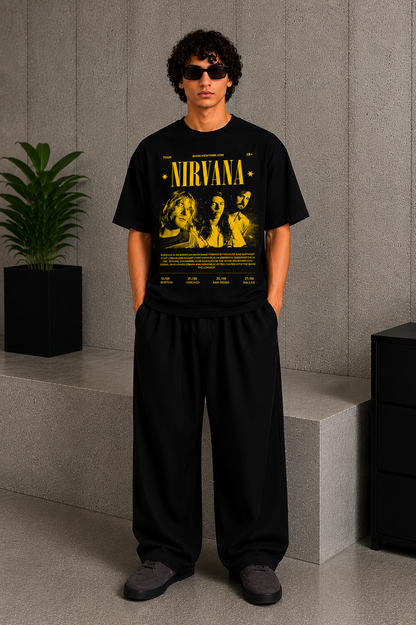 Nirvana Tee Black