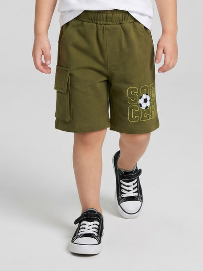Coolbee Store Kids Boys Shorts - Oive (CSKS106) – back view