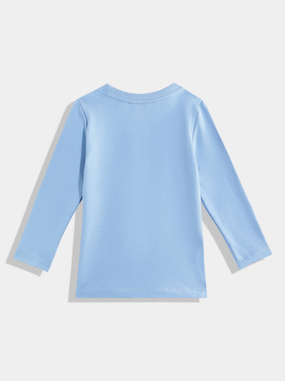 Coolbee Store Kids Boys T-Shirt - Blue (KBAW25TR3) – side view