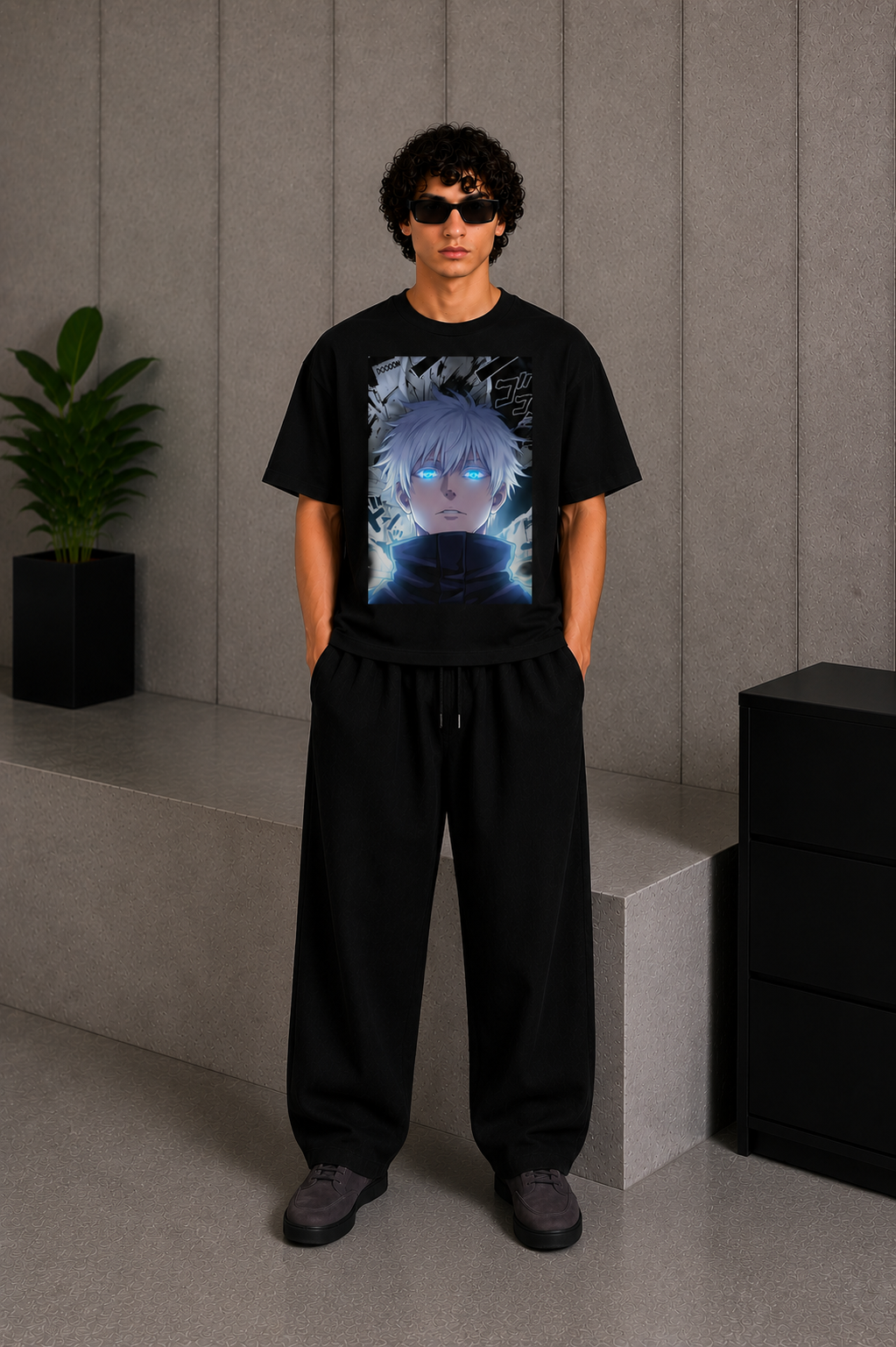Jujutsu Kaisen Tee Black