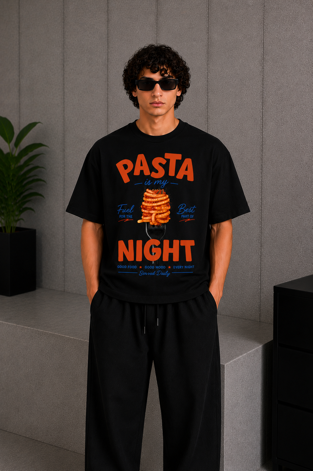 Foodie Tee Black