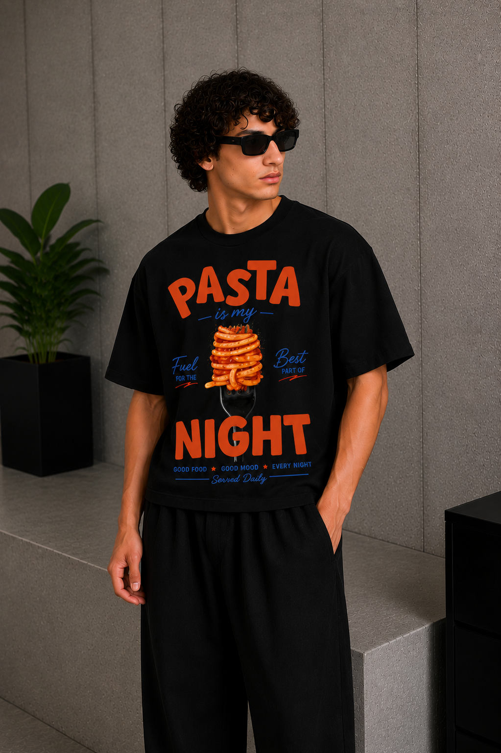 Foodie Tee Black