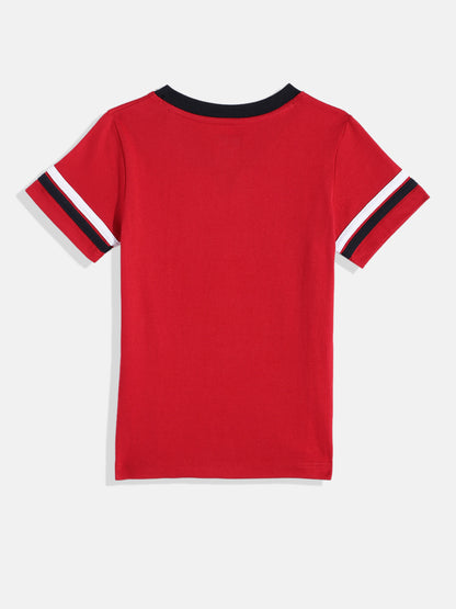 Coolbee Store Kids Boys Clothing Set - Red (KBSSCS3) – side view