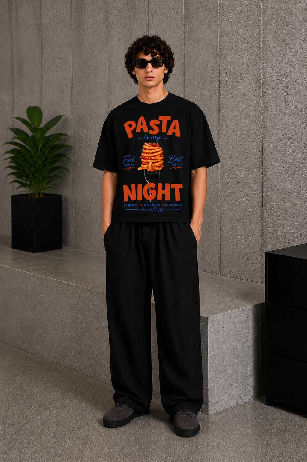 Foodie Tee Black