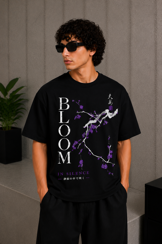 Bloom Tee Black