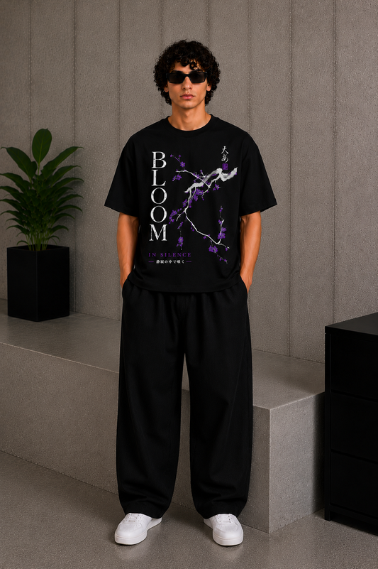 Bloom Tee Black