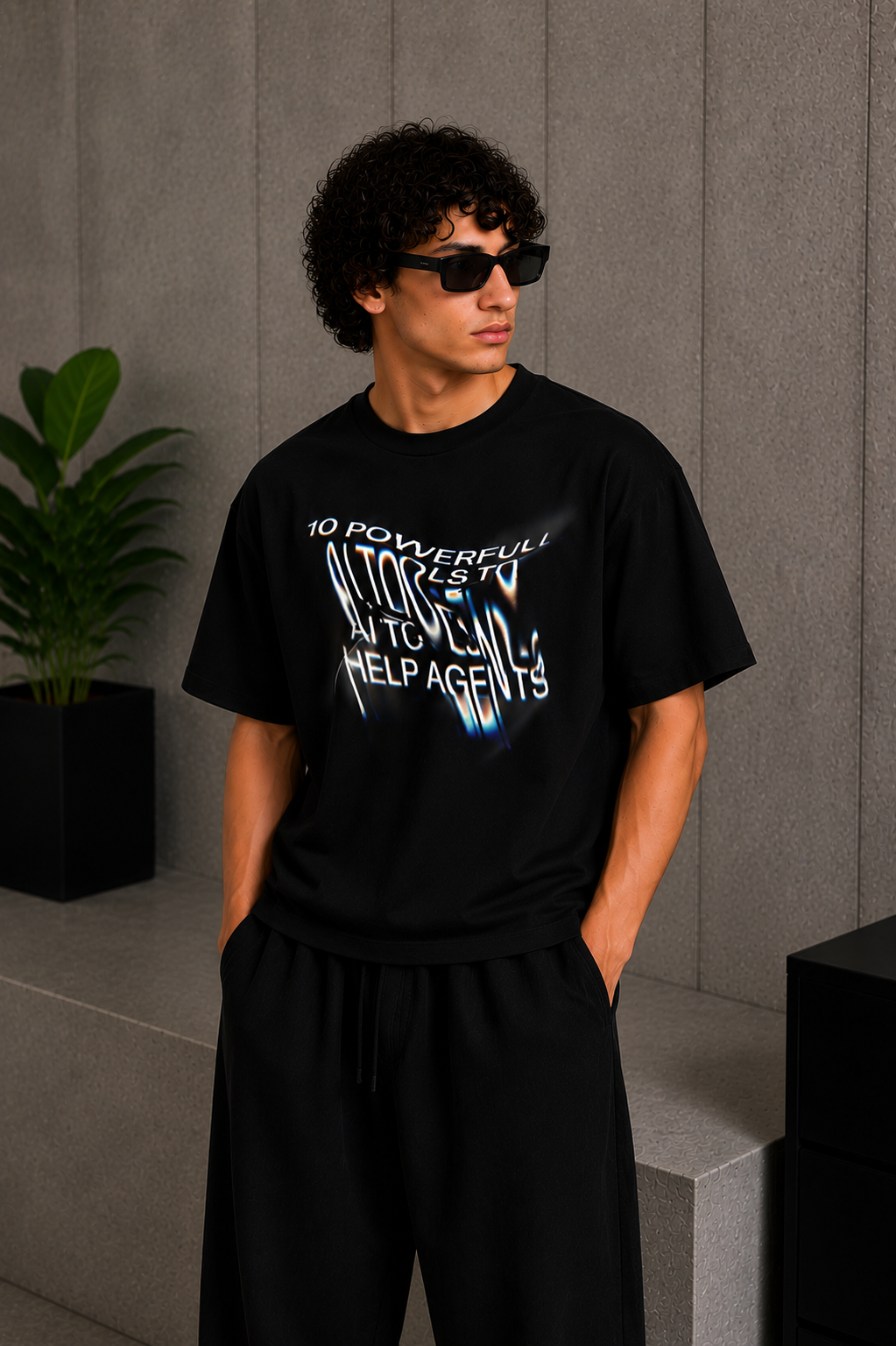After Image Tee Black