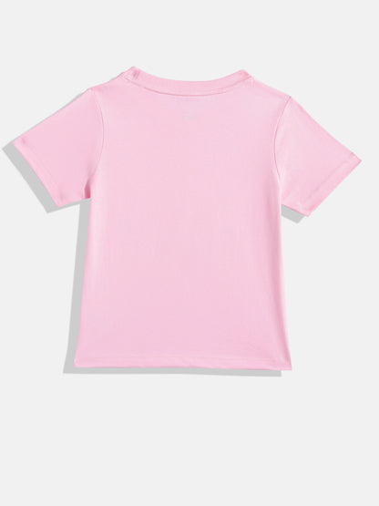 Coolbee Store Kids Girls T-Shirt - Light Pink (KGSSA21) – back view