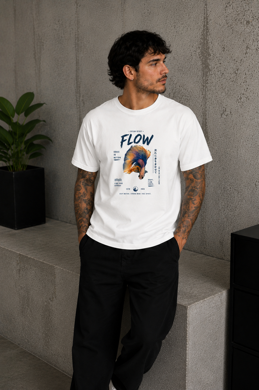 Betta Flow Tee White