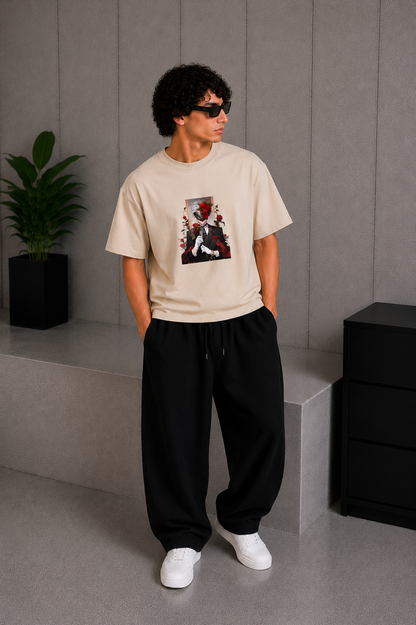 Vanta Rose Tee Beige