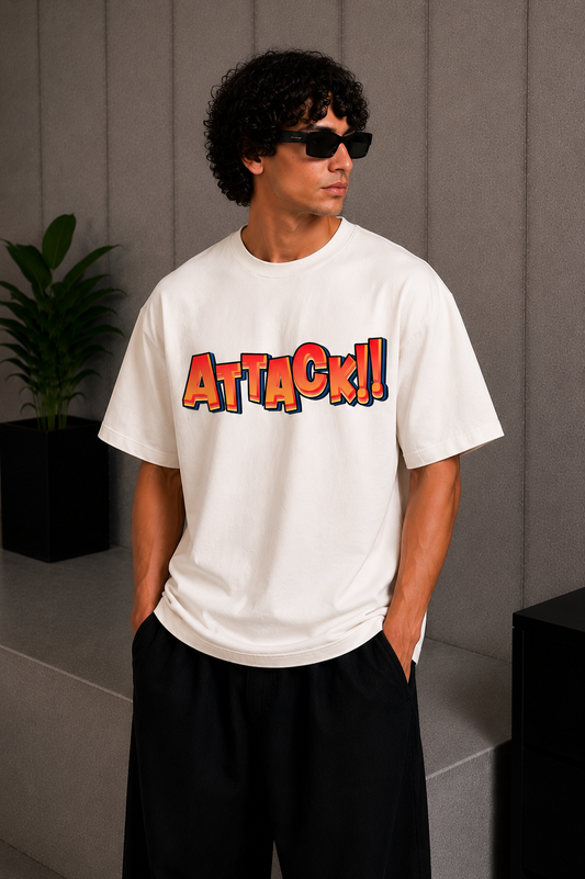 Attack Tee White