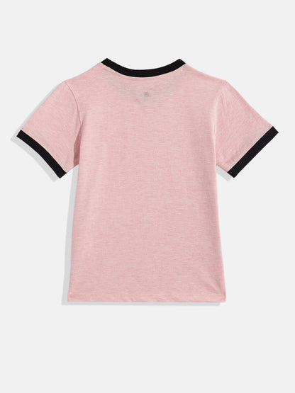 Coolbee Store Kids Boys T-Shirt - Pink (KBSSTR24) – side view