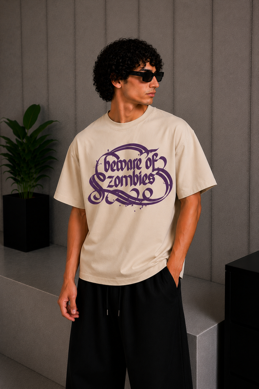 Zombies Tee Beige