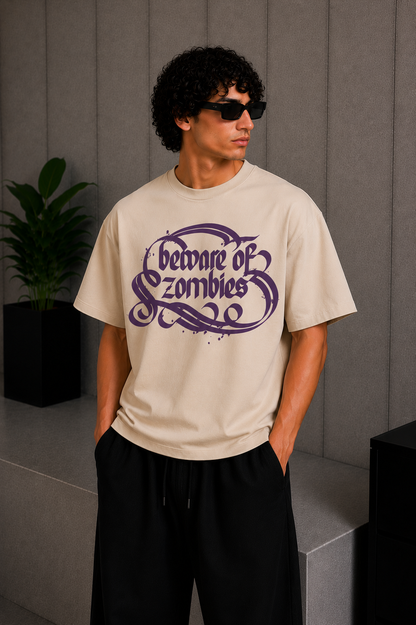 Zombies Tee Beige