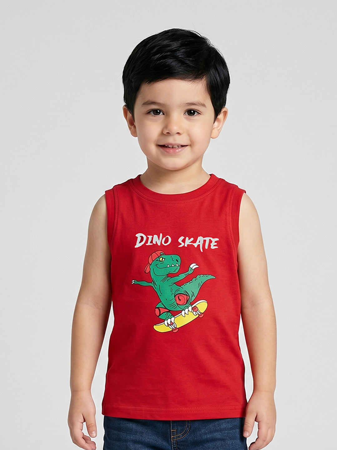 Coolbee Store Kids Boys Vest - Red (KBSSVT5) – back view