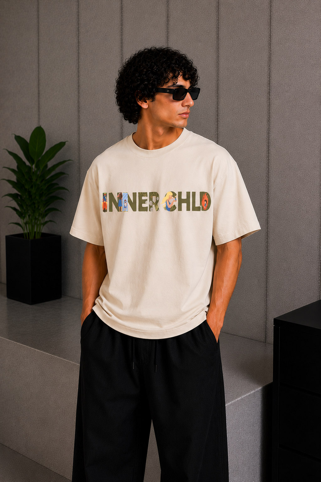 Inner Child Tee Beige
