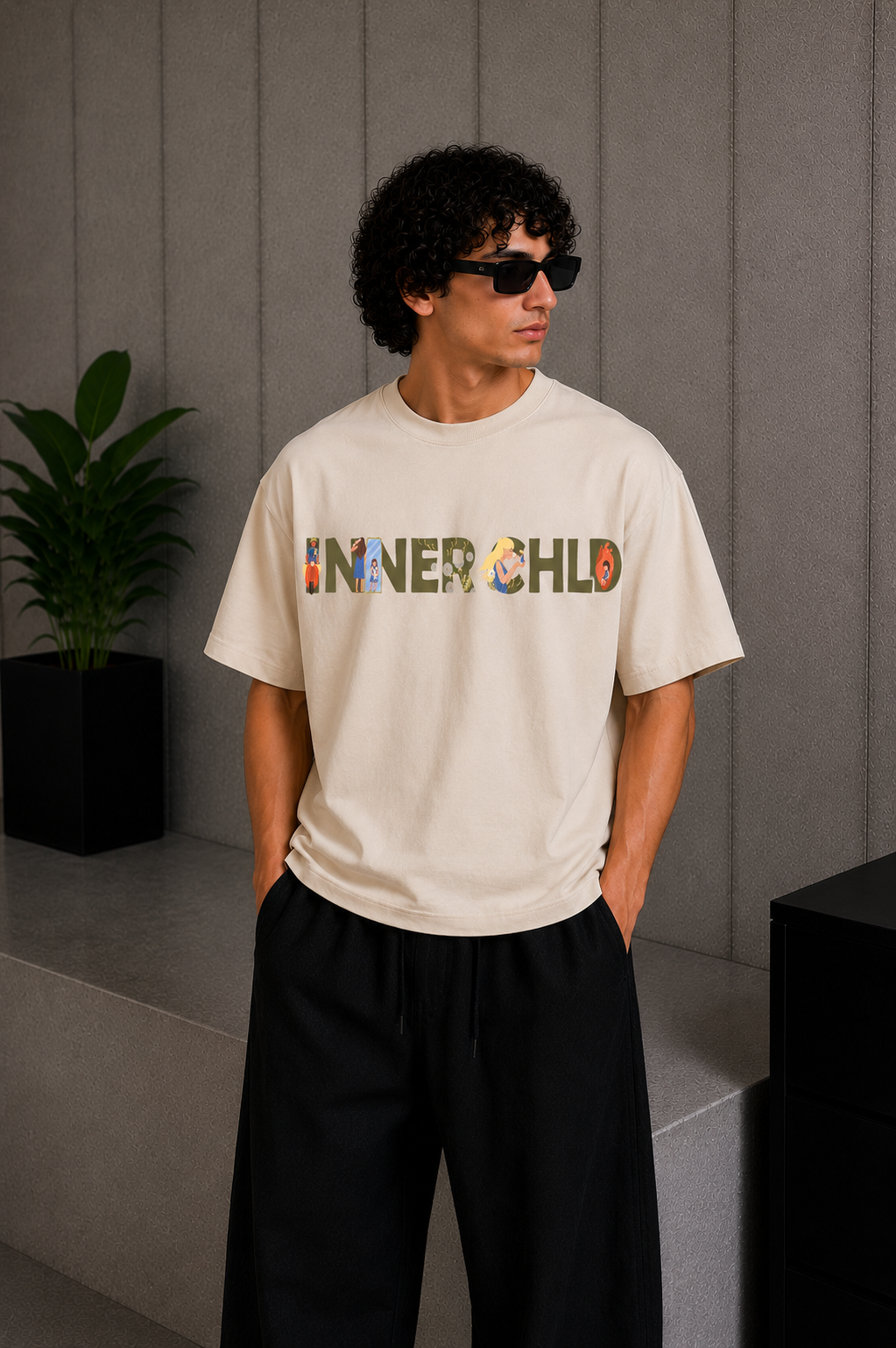 Inner Child Tee Beige