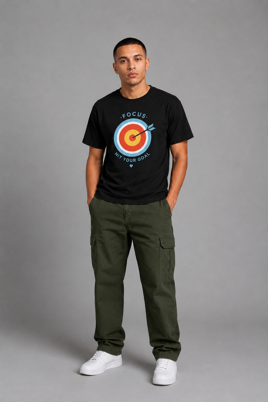Cool Bee Goal Tee Black for Men - Black Oversized Graphic Tee Streetwear India - Detail View