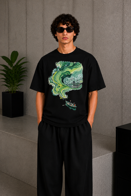 Jade Tide Tee Black
