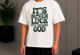 Never Luck Tee White