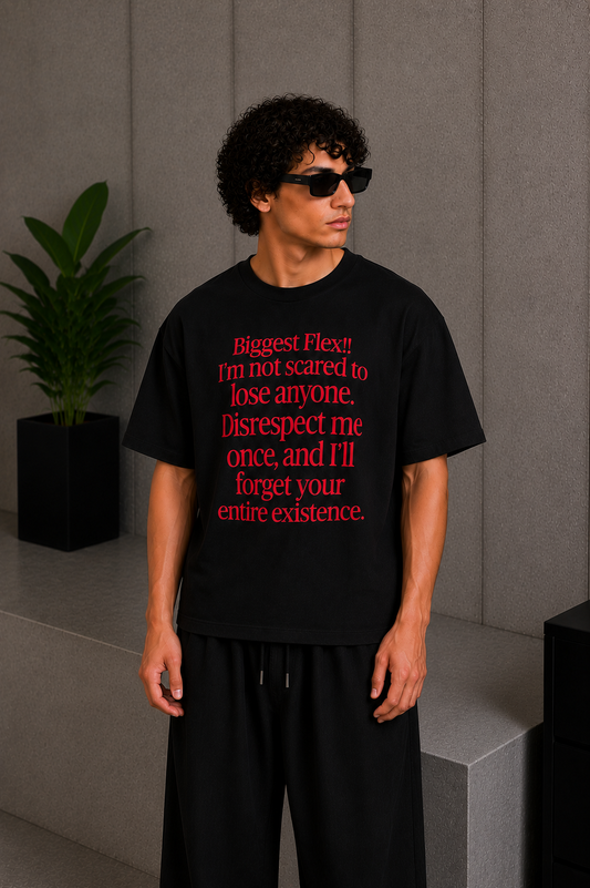 Zero Ties Tee Black
