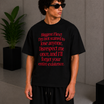 Zero Ties Tee Black