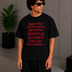 Zero Ties Tee Black