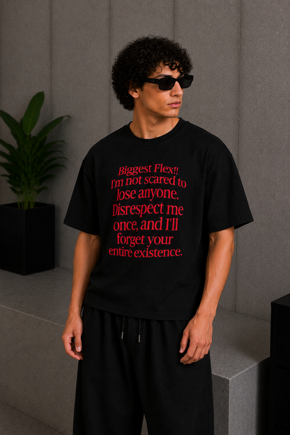 Zero Ties Tee Black
