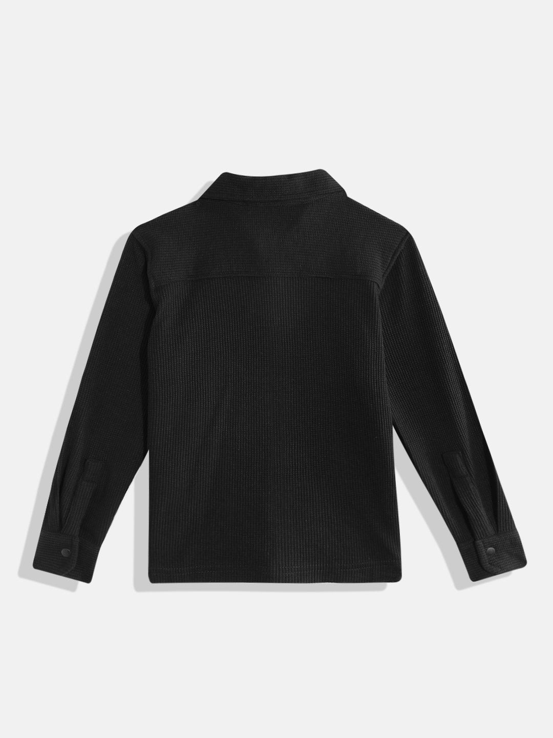 Coolbee Store Kids Boys Shirt - Black (KBAW25S007) – side view