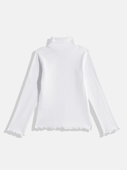 Coolbee Store Kids Girls Top - White (KGAW4TOP3) – back view