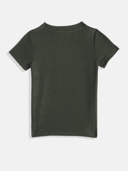 Coolbee Store Kids Boys Clothing Set - Olive (KBSSCS401) – side view