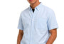 Oxford Casual Half Shirt Blue