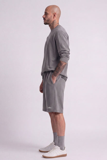 Cool Bee Regular Fit Shorts Gray for Men - Shorts Summer Casual India - Lifestyle View