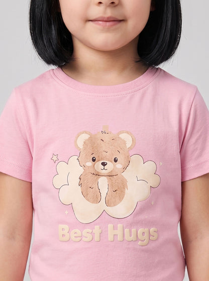 Coolbee Store Kids Girls Clothing Set - Pink (CS0018) – side view