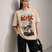 Midnight Gig Women Tee Beige