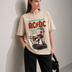 Midnight Gig Women Tee Beige