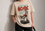 Midnight Gig Women Tee Beige