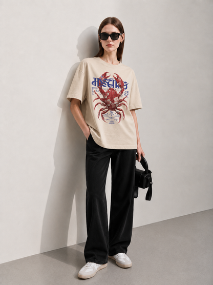 Red Reef Women Tee Beige