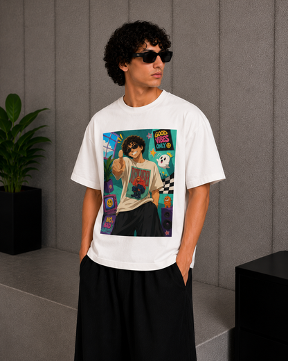 CoolBee Anime Tee White