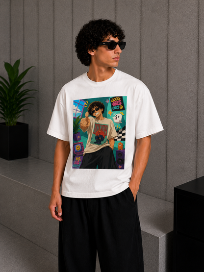 CoolBee Anime Tee White