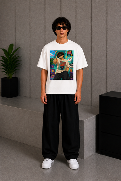 CoolBee Anime Tee White